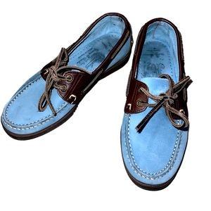 Paraboot Veritable Moccasin Barth Marine Leather Loafers Deck Boat Shoes 37EU